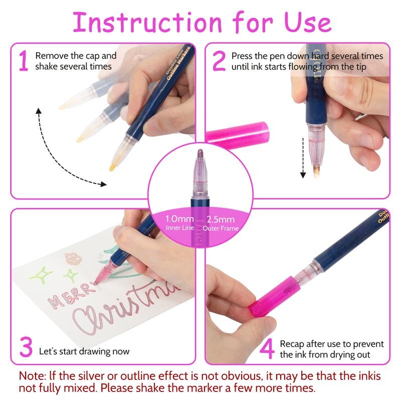 Outline Shimmer Markers