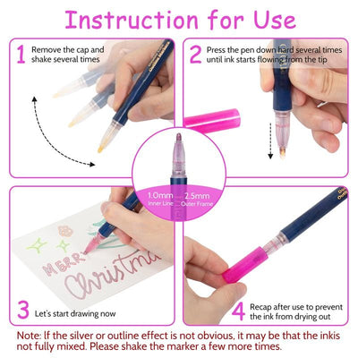 Outline Shimmer Markers