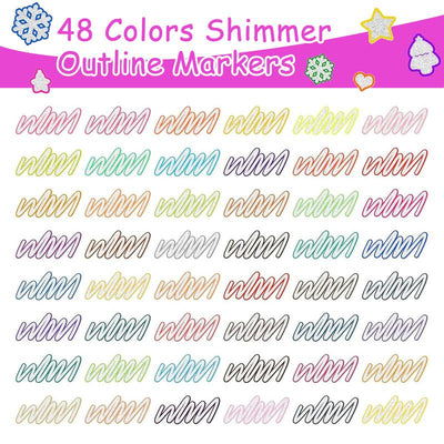 Outline Shimmer Markers
